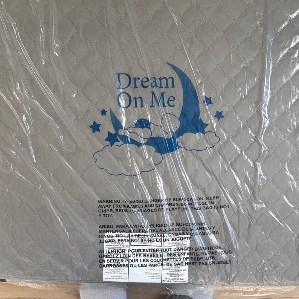 Gray Crib Mattress Cover - Picture 3 of 9